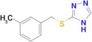 3-{[(3-methylphenyl)methyl]sulfanyl}-4H-1,2,4-triazole