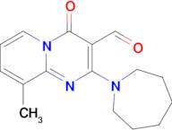 2-(Azepan-1-yl)-9-methyl-4-oxo-4H-pyrido[1,2-a]pyrimidine-3-carbaldehyde