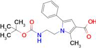 1-(2-((Tert-butoxycarbonyl)amino)ethyl)-2-methyl-5-phenyl-1H-pyrrole-3-carboxylic acid