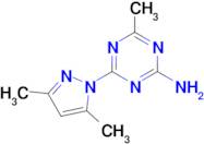 4-(3,5-Dimethyl-1H-pyrazol-1-yl)-6-methyl-1,3,5-triazin-2-amine