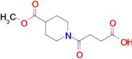 4-(4-(Methoxycarbonyl)piperidin-1-yl)-4-oxobutanoic acid