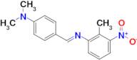 (E)-N,N-dimethyl-4-(((2-methyl-3-nitrophenyl)imino)methyl)aniline