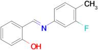 (E)-2-(((3-fluoro-4-methylphenyl)imino)methyl)phenol