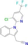 2-(1-(3-Chloro-5-(trifluoromethyl)pyridin-2-yl)-1H-indol-3-yl)acetonitrile