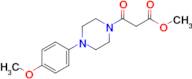 Methyl 3-(4-(4-methoxyphenyl)piperazin-1-yl)-3-oxopropanoate