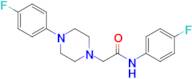 N-(4-fluorophenyl)-2-(4-(4-fluorophenyl)piperazin-1-yl)acetamide