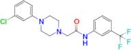 2-(4-(3-Chlorophenyl)piperazin-1-yl)-N-(3-(trifluoromethyl)phenyl)acetamide