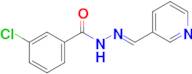 (E)-3-chloro-N'-(pyridin-3-ylmethylene)benzohydrazide