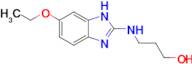3-((6-Ethoxy-1H-benzo[d]imidazol-2-yl)amino)propan-1-ol