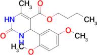 Butyl 4-(2,5-dimethoxyphenyl)-6-methyl-2-oxo-1,2,3,4-tetrahydropyrimidine-5-carboxylate