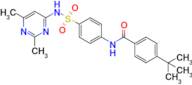 4-(Tert-butyl)-N-(4-(N-(2,6-dimethylpyrimidin-4-yl)sulfamoyl)phenyl)benzamide