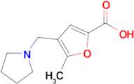 5-Methyl-4-(pyrrolidin-1-ylmethyl)furan-2-carboxylic acid