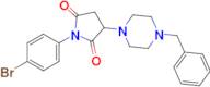 3-(4-Benzylpiperazin-1-yl)-1-(4-bromophenyl)pyrrolidine-2,5-dione