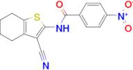 N-(3-cyano-4,5,6,7-tetrahydrobenzo[b]thiophen-2-yl)-4-nitrobenzamide