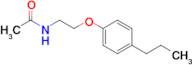 N-(2-(4-propylphenoxy)ethyl)acetamide