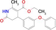 Ethyl 2-methyl-6-oxo-4-(3-phenoxyphenyl)-1,4,5,6-tetrahydropyridine-3-carboxylate