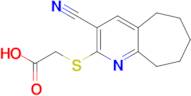 2-((3-Cyano-6,7,8,9-tetrahydro-5H-cyclohepta[b]pyridin-2-yl)thio)acetic acid