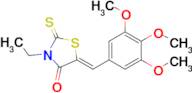 (Z)-3-ethyl-2-thioxo-5-(3,4,5-trimethoxybenzylidene)thiazolidin-4-one