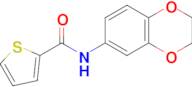 N-(2,3-dihydrobenzo[b][1,4]dioxin-6-yl)thiophene-2-carboxamide