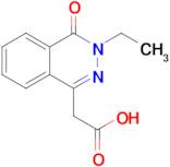 2-(3-Ethyl-4-oxo-3,4-dihydrophthalazin-1-yl)acetic acid