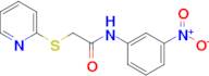 N-(3-nitrophenyl)-2-(pyridin-2-ylthio)acetamide