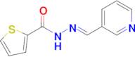 (E)-N'-(pyridin-3-ylmethylene)thiophene-2-carbohydrazide