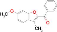 (6-Methoxy-3-methylbenzofuran-2-yl)(phenyl)methanone