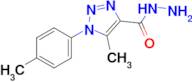 5-Methyl-1-(p-tolyl)-1H-1,2,3-triazole-4-carbohydrazide