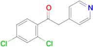 1-(2,4-Dichlorophenyl)-2-(pyridin-4-yl)ethan-1-one