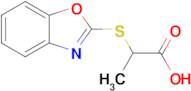 2-(Benzo[d]oxazol-2-ylthio)propanoic acid