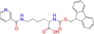 N2-(((9H-fluoren-9-yl)methoxy)carbonyl)-N6-nicotinoyl-L-lysine