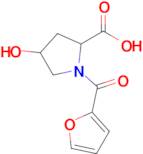 1-(Furan-2-carbonyl)-4-hydroxypyrrolidine-2-carboxylic acid