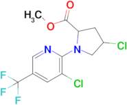 Methyl 4-chloro-1-(3-chloro-5-(trifluoromethyl)pyridin-2-yl)pyrrolidine-2-carboxylate