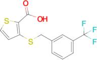 3-((3-(Trifluoromethyl)benzyl)thio)thiophene-2-carboxylic acid