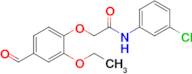 N-(3-chlorophenyl)-2-(2-ethoxy-4-formylphenoxy)acetamide