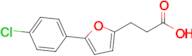 3-(5-(4-Chlorophenyl)furan-2-yl)propanoic acid