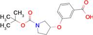 (R)-3-((1-(tert-butoxycarbonyl)pyrrolidin-3-yl)oxy)benzoic acid