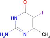 2-Amino-5-iodo-6-methylpyrimidin-4(3H)-one