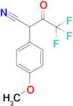 4,4,4-Trifluoro-2-(4-methoxyphenyl)-3-oxobutanenitrile