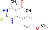 1-(4-(4-Methoxyphenyl)-6-methyl-2-thioxo-1,2,3,4-tetrahydropyrimidin-5-yl)ethan-1-one