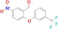 5-Nitro-2-(3-(trifluoromethyl)phenoxy)benzaldehyde