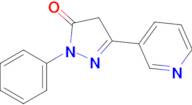 2-Phenyl-5-(pyridin-3-yl)-2,4-dihydro-3H-pyrazol-3-one