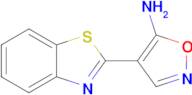 4-(Benzo[d]thiazol-2-yl)isoxazol-5-amine