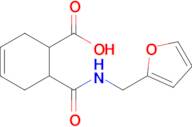 6-((Furan-2-ylmethyl)carbamoyl)cyclohex-3-ene-1-carboxylic acid