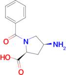 (2S,4S)-4-amino-1-benzoylpyrrolidine-2-carboxylic acid