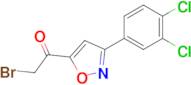 2-Bromo-1-(3-(3,4-dichlorophenyl)isoxazol-5-yl)ethan-1-one