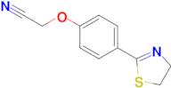 2-(4-(4,5-Dihydrothiazol-2-yl)phenoxy)acetonitrile