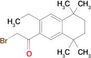 2-Bromo-1-(3-ethyl-5,5,8,8-tetramethyl-5,6,7,8-tetrahydronaphthalen-2-yl)ethan-1-one