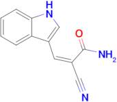 (Z)-2-cyano-3-(1H-indol-3-yl)acrylamide