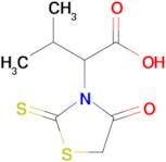 3-Methyl-2-(4-oxo-2-thioxothiazolidin-3-yl)butanoic acid